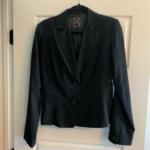 My Michelle Women’s Long-Sleeve Black Blazer with 2 Buttons, size L